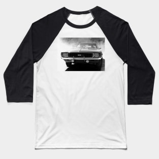 1969 Camaro Super Sport B/W Baseball T-Shirt